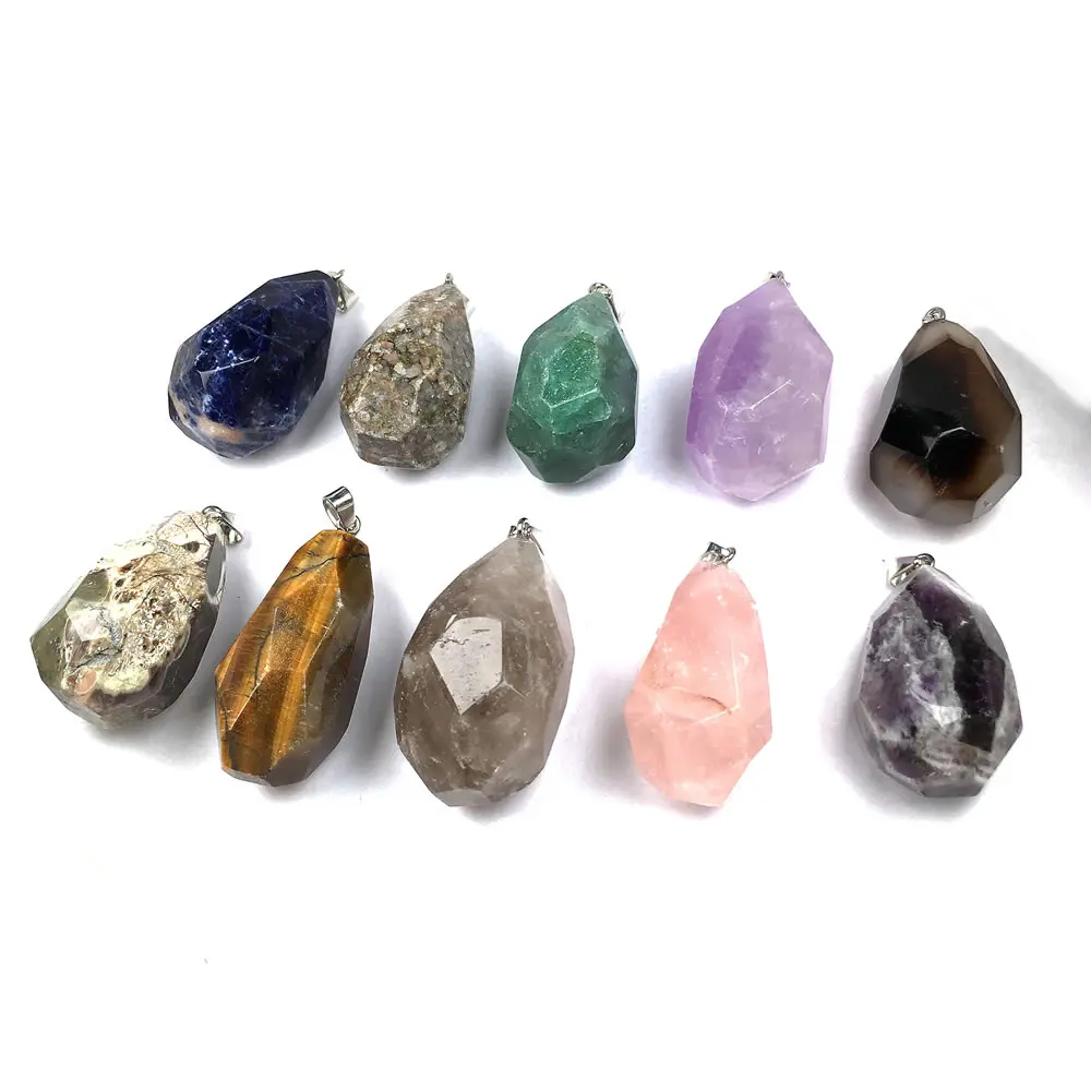 Natural Stone Agates Pendant irregular shape Exquisite Pendants charms for Jewelry making DIY Necklaces Accessories size 25x40mm Natural Stone Agates Pendant irregular shape Exquisite Pendants charms for Jewelry making DIY Necklaces Accessories size 25x40mm