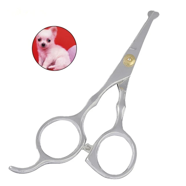 Pet Dogs Hair Safety Rounded Tips Scissors