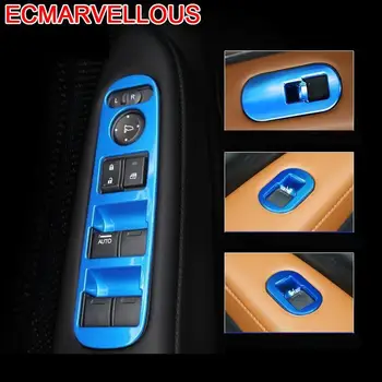 

Auto Window Steering Wheel Button Panel Automobile Decorative Chromium Car Styling Covers Bright Sequins 18 19 FOR Honda HR-V
