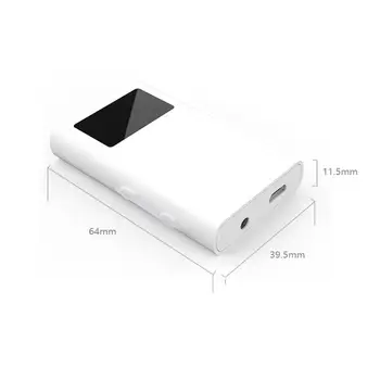 

3in1 Rechargeable Bluetooth 5.0 Audio Transmitter Receiver with Display for PC TV Car Speaker Headphones Home Stereo