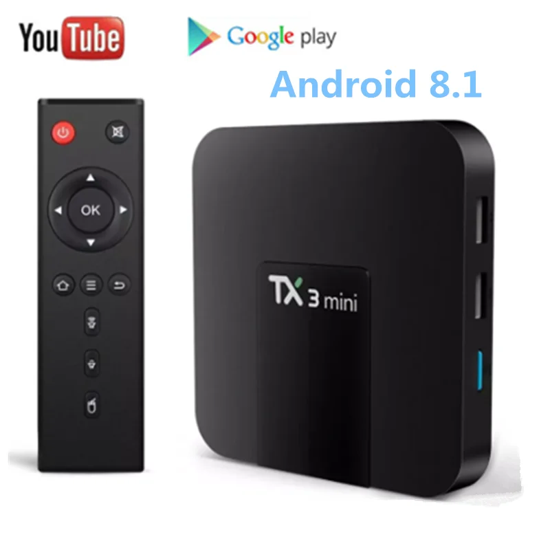 Tx3 mini android 8 1 caixa de tv amlogic s905w четырехъядерный ГБ/2 ГБ ОЗУ 16 Гб комплект превосходной 2