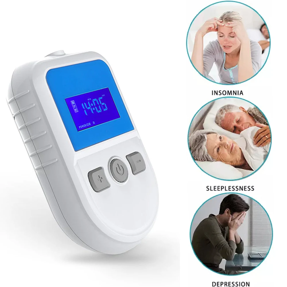 

New Sleep Aid Anti Sleepless Electrotherapy CES Stimulator Device for Anxiety Insomnia Depression Migraine Neurosism