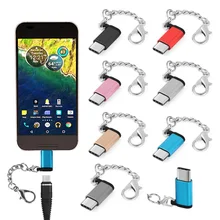 1 шт. type C OTG адаптер Micro USB Женский USB-C Мужской USB 3,1 конвертер адаптер для Android huawei шнур для связки ключей аксессуары для телефонов
