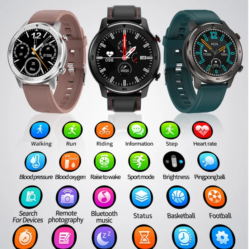 DT78 Smart Watch Men Bracelet Fitness Activity Tracker Wearable Devices Smartwatch Band Heart Rate Monitor Sport Watch PK DT98