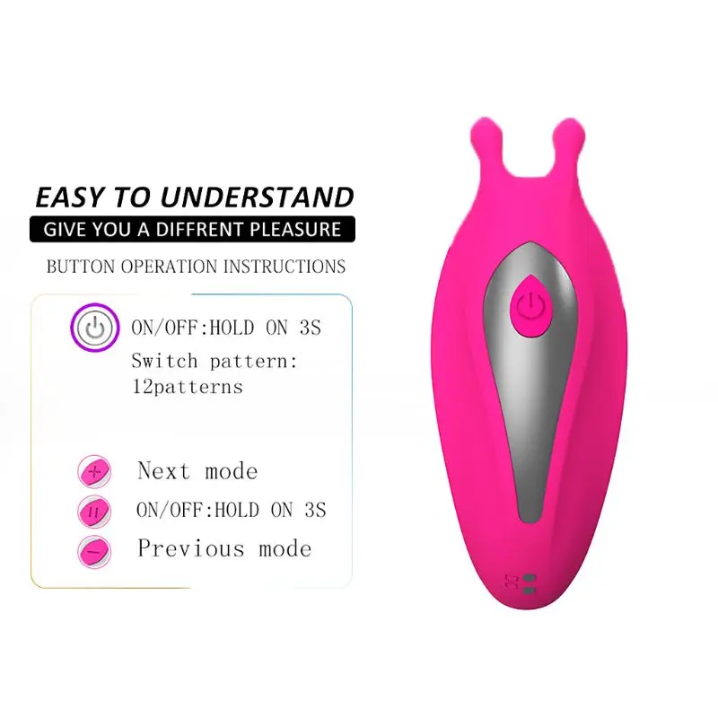  12 Frequency Vibrator Wireless Remote Control Sex Massager Dual Motors G-spot Clitoris Stimulator A