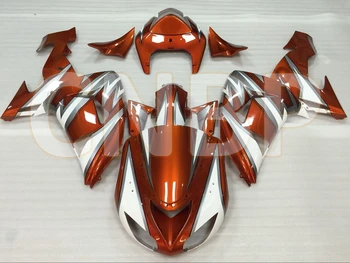 

Zx 10r 2006 - 2007 Plastic Fairings Zx 10r 06 Orange Red Fairing Kits for Kawasaki Zx10r 07 Fairings