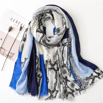 

Luxury Brand Leopard Print silk Scarf Autumn Wild Cotton Oversized Shawl poncho pashmina scarves women chiffon hijab cashmere