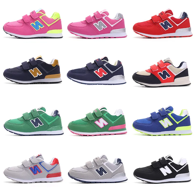 

2019 Spring Summer New Style Hollow out BOY'S Girls Children Sports Shoes Mesh Small CHILDREN'S N Word Casual Travel Running Sho