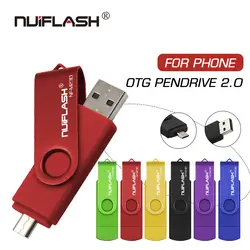 Высокоскоростной usb 2,0 OTG 64 Гб флэш-накопитель USB 128 Гб Внешняя память 32 Гб 16 Гб микро-usb-накопитель