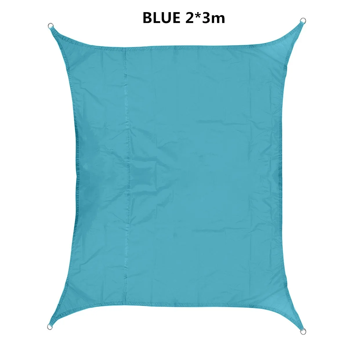 blue 2x3m 420D водонепроницаемый солнцезащитный навес Защита от Солнца Открытый навес сад патио шторы для бассейна парус тент Кемпинг палатка для пикника - Color: blue 2x3m