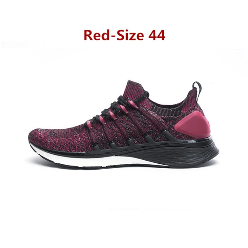 red 44 Новинка, Xiaomi Mijia Sneaker 3, мужская спортивная обувь для бега, эластичная, 3D, Fishbone Lock system, однолитые кроссовки, машинная стирка - Цвет: red 44