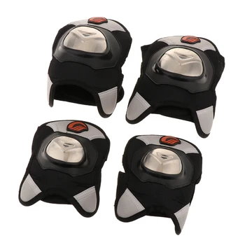 

4 Pieces Motorcycle Short Knee Pads for Outdoor Sports Protective Device