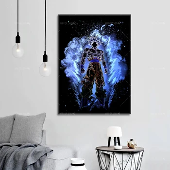 

Dragon Ball Goku Canvas Painting Wall Art HD Print Anime Poster Modern Home Decor For Baby Bedroom Modular Picture Fashion Gift