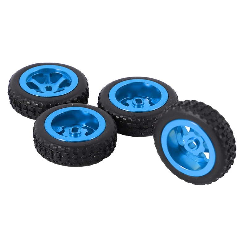 WLtoys K969 K989 Iw04M Dgawd Mini Z 1/28 용 4Pcs RC 자동차 타이어 및 휠부품