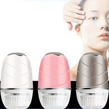 3 в 1 электрическая щетка для мытья лица бытовой инструмент для очищения мытья головы устройство для чистки пор мини красивая щетка