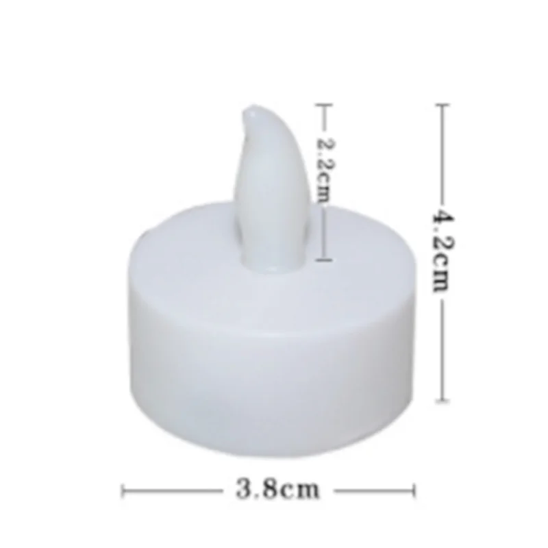 Беспламенные Свечи 24 шт. светодиодный чайный светильник на батарейках