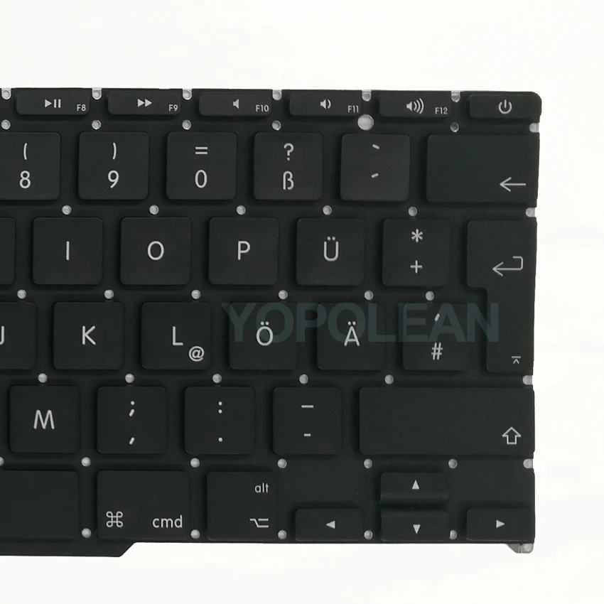 5 Pcs New Germany German Keyboard With Backlight For Macbook Air 11" A1465 A1370 2011- Years