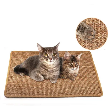 

Cat Scratcher Mat, Sisal Scratching Pad, Anti-Slip Cat Scratch Rug Sleeping Carpet for Cat Grinding Claws