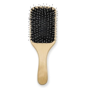

Paddle Brush Cushion Wood Hair Massage Brushes for Detangle Hair Styling Tools Anti Static