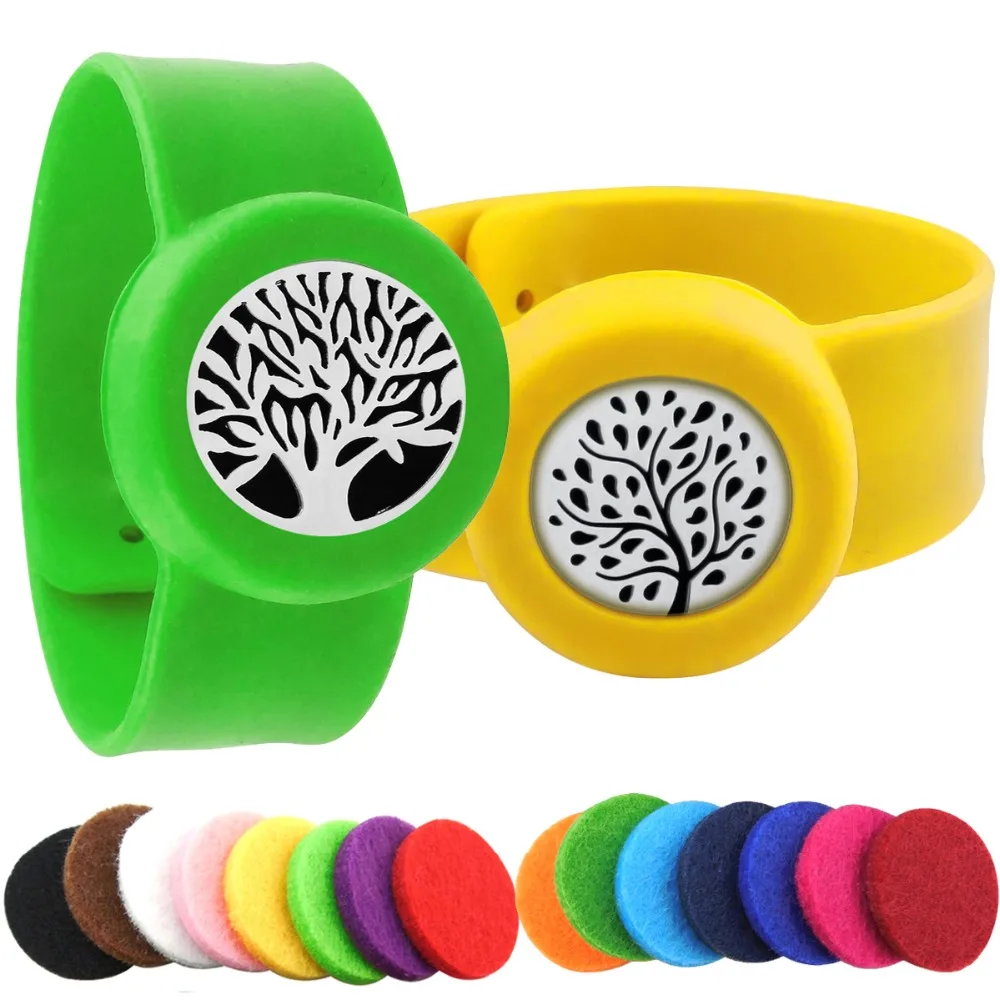 ZP-BS702-0 Silicone Diffuser Locket Bracelet