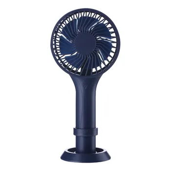 

St-D6 Mini Portable Usb Rechargeable Hand Held Air Conditioner Summer Cooler Fan Hand Fans Navy Blue