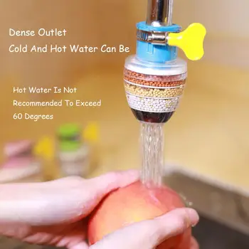 

2PCS Kitchen Faucet Filter Tap Home Household Six Layer Filter Faucet Filter Tap Water Purifier Water Kitchen Accessories 5FM