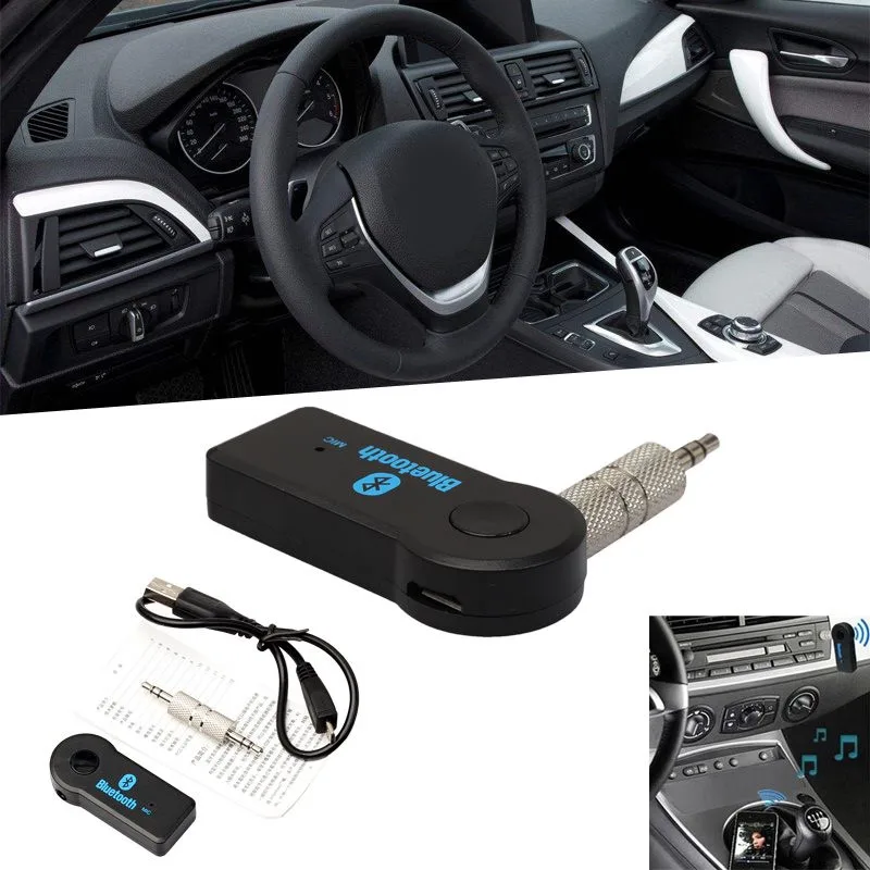 Беспроводной Bluetooth USB 3,5 мм Aux стерео усилитель музыка домашний Автомобильный приемник для гарнитуры микрофонный передатчик Авто музыкальный приемник