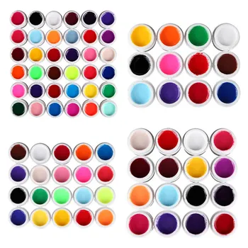 

36/20/16/12 Colors UV Gel Set Pure Cover Color Decor For Nail Art Tips Extension Manicure DIY Tools