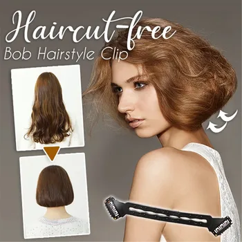 

New Haircut-free Bob Hairstyle Clip For Women Roll In & Clip Create A Hairstyle Stick Hairpin Hair Styling Accessories For Girls