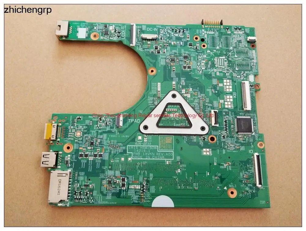 Для ноутбука DELL Inspiron 3458 3558 IRIS 14216-1 1xvkn 0PX1X6 i3-4005U или 0MHDT2 i5-5200U интегрированная графическая материнская плата