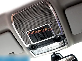 

For BMW X5 E70 2008 2009 2010 2011 2012 2013 Stainless Inner Front Reading Light Lamp Cover Trims 2pcs