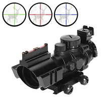 Mira holográfica para francotirador, visor óptico de punto rojo y verde, 4x32, lupa táctica de francotirador
