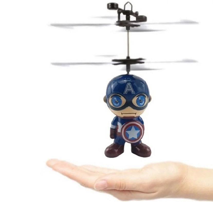 Дрон Мини вертолет Дрон Миньоны вертолет Квадрокоптер Летающий Дрон сенсорная игрушка для детей Рождественский подарок для детей