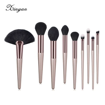 

XINYAN Big Sector Makeup Brushes Set Eyeshadow Blending Eyeliner Eyelash Cosmetic Foundation Powder Blush Beauty Tool