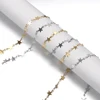 1meter Gold Color Stainless Steel Chains Star Link Chains DIY for Women Necklace Bracelet Jewelry Making Components DIY No Faded ► Photo 2/6