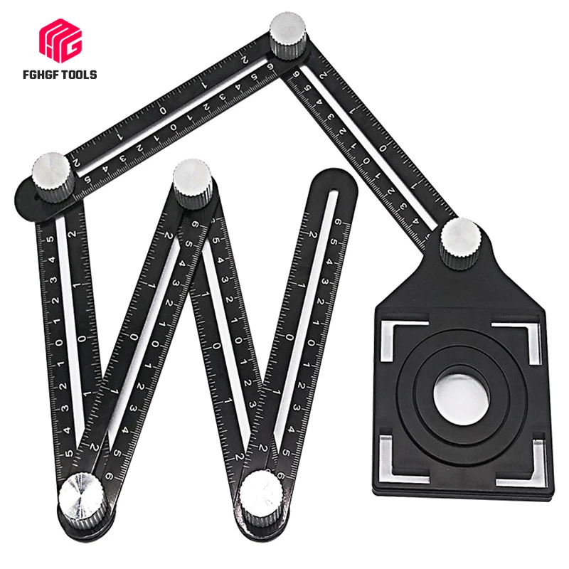

FGHGF Universal Tile Open Hole Positioner Hole Opener Bring Location Punch High-precision Tiling Artifact Six A Folding