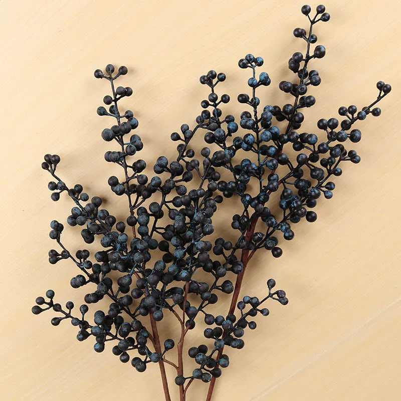 Artificial Berries Branch Plastic Fake Flowers