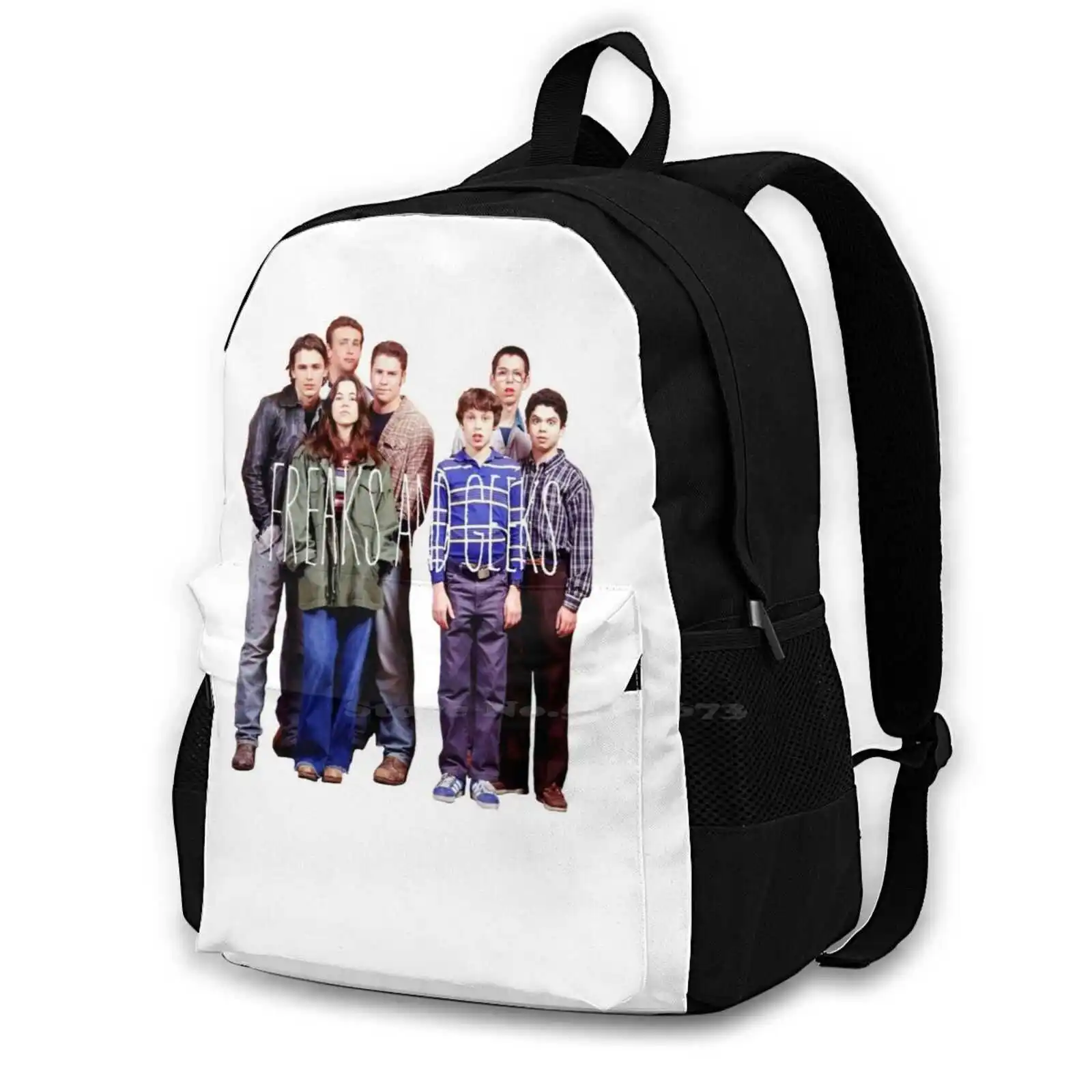 

Модный Дорожный школьный рюкзак для ноутбука Freaks And Geeks, школьный рюкзак, модный дорожный рюкзак с изображением персонажей мороза, Sam Weir, Линдси Weir, Даниэль, Desario