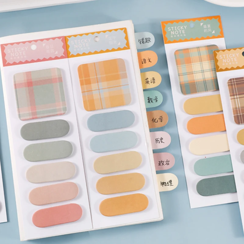 120 Sheet Memo Pad Colorful Stickers Notes Stationery Planner Stickers Notebooks