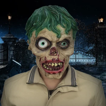 

NEW Halloween Horror Mutant Hulk Latex Headgear Masquerade Cosplay Props Masquerade Transgender Role Playing