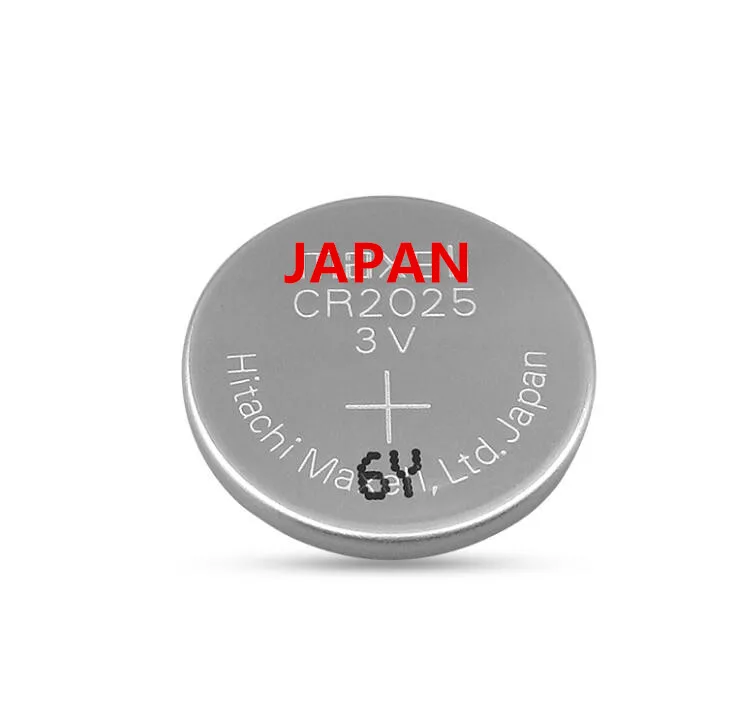 5pc JAPAN original Lithium Button Cell Battery CR2025 Watches 3V