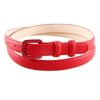 plus size chain belts High Quality Genuine Leather Female Slim Belt Fashion Women Skinny Leather Waist Strap Blue Red Brown Black Leather Thin Belt women's belts Belts