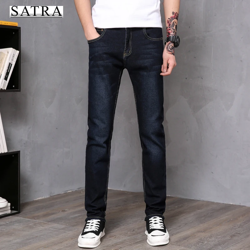 

Satra 2021 new arrival high quality casual slim jeans men ,men's pencil pants ,skinny jeans and fashion mid-waist jeans men