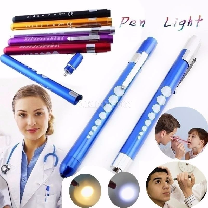 150Pcs Super Mini Medical pocket reusable pen Emergency Light Penlight Torch use 2AAA Outdoor first aid small Flashlight | Спорт и