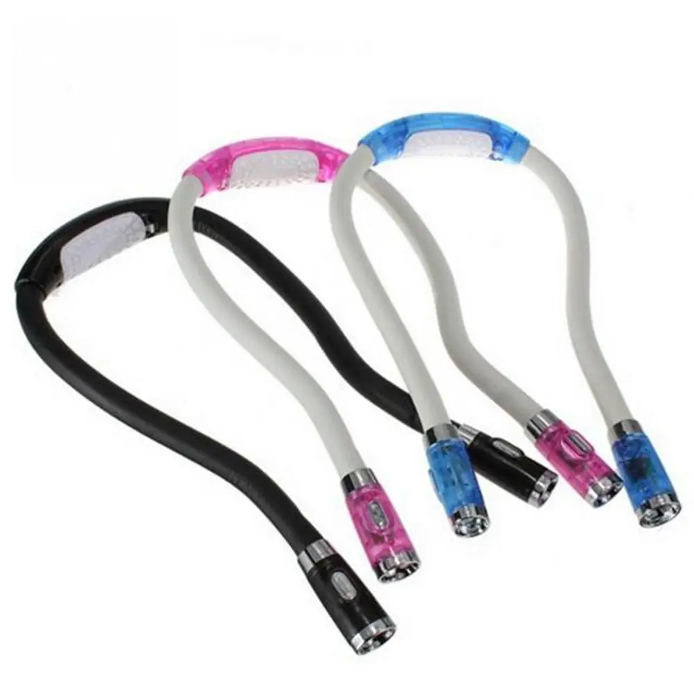 Book Light Led Light Night Light Flexible Handsfree Led Neck Light Hug Reading Lamp Novelty Flashlight