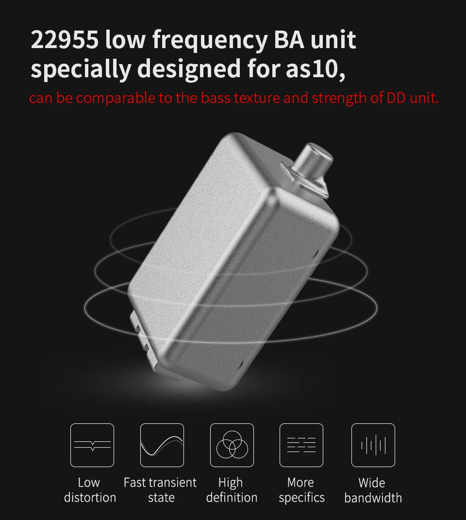 Новинка KZ AS10 5BA наушники в ухо HIFI монитор гарнитура Музыка наушники общие ZS10 PRO AS12 AS16 ZSX V90 C12 C10 A10 BA5 ZSN