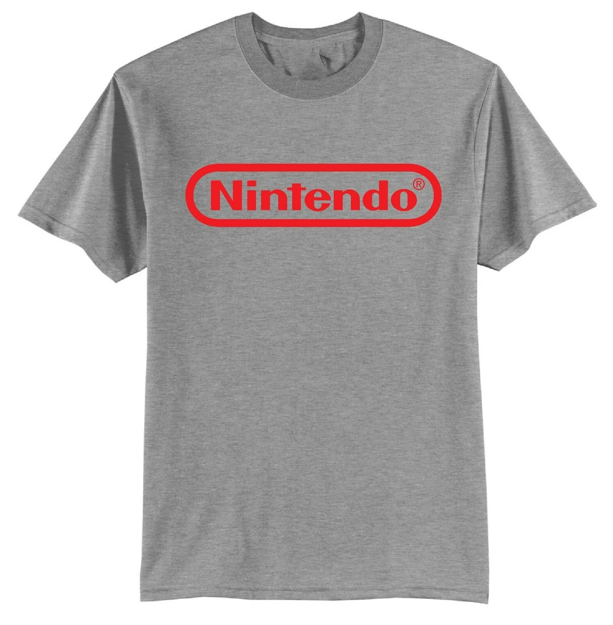 Футболка с короткими рукавами и логотипом Nintendo Классическая винтажная