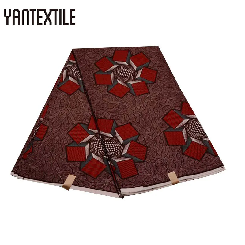 YANTEXTILE новая Анкара ткань Африканский Голландский Воск Принт Tissu Africain 3 ярдов настоящий воск Африканский батик ткань для свадебного платья