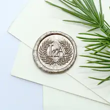 Пользовательские Свадебные воск печать/пользовательские монограммы свадебные печати/свадебные приглашения печать/на заказ Свадебная печать