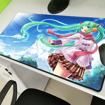 

Yuzuoan Large Size Lockedge Large Game Mouse Pad Computer Player Anime Rubber Pad Keyboard Mouse Mat Mouse Pad PC Hatsune Future